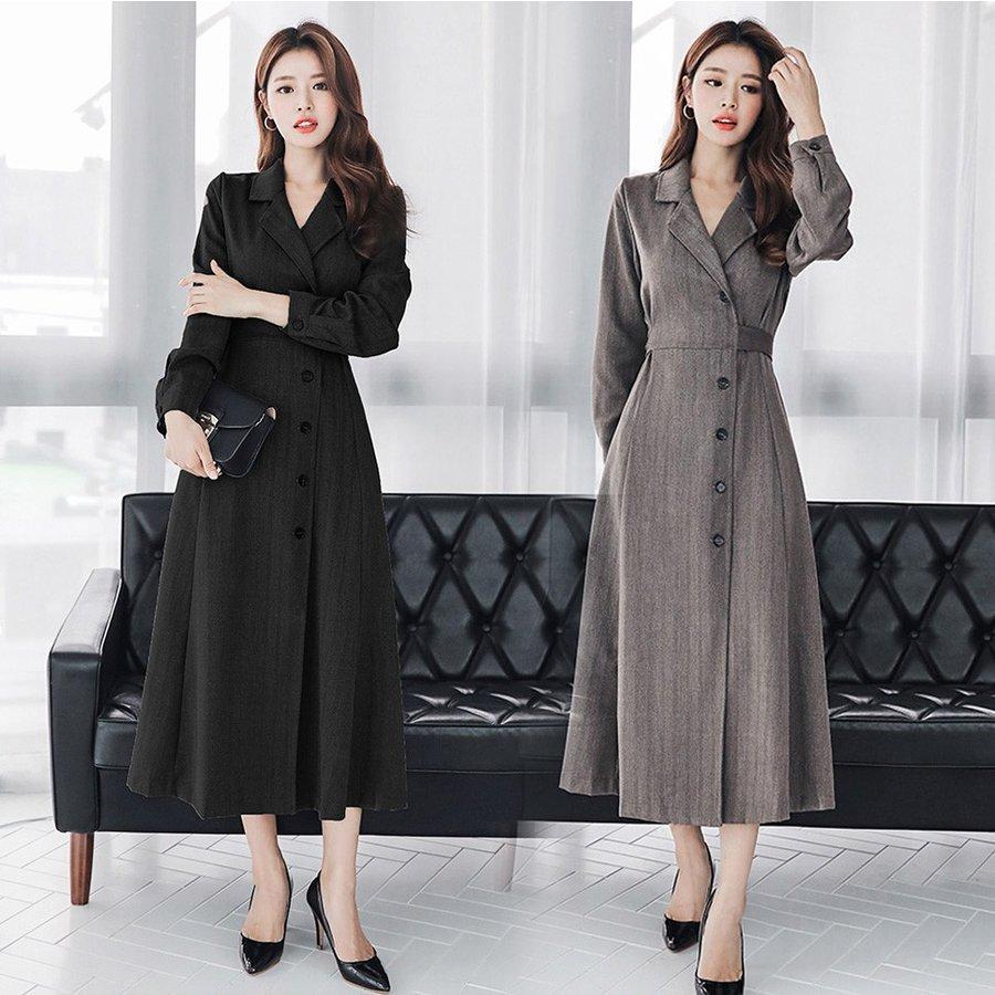 特注販売中 シャツワンピース レディース 40代 ワンピース 春秋 きれいめ マキシワンピース 長袖 Aラインスカート ロング丈 Vネック 着痩せ 通勤 結婚式 お出かけ 大人 ショッピング人気商品 Www Superavila Com