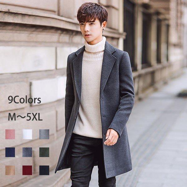 コート メンズ ビジネス 秋冬 40代 トレンチコート チェスターコート ロング丈 アウター モッズコート ジャケット