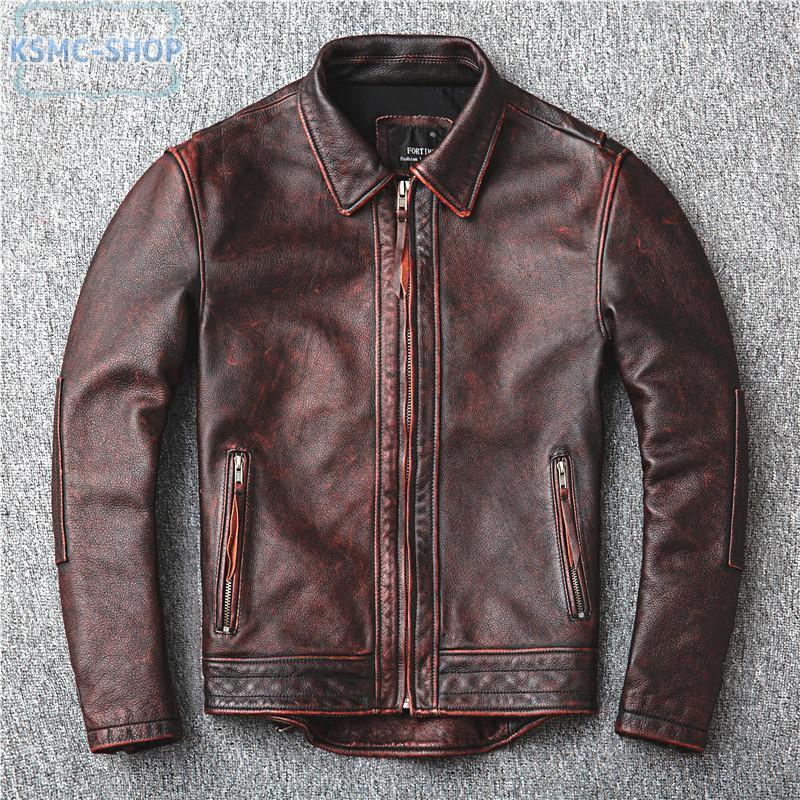 革ジャン レザージャケット メンズ 本革 バイク ライダース 牛革 シングル ショート スリムタイプ 細身 ブランド ジャケット ミリタリー レザーコート