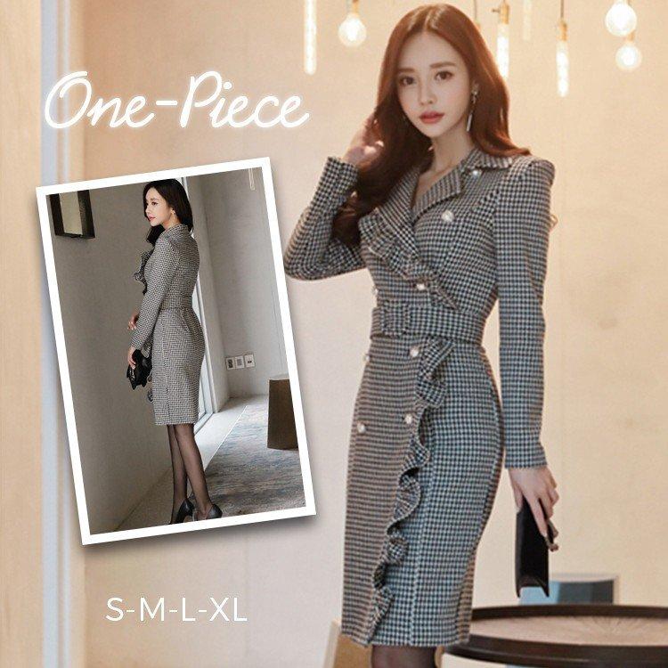 有名人芸能人 ワンピース スーツワンピース セレモニーワンピース レディース 結婚式 着痩せ おやれ 秋 卒業式 服 母 卒園式 服装 ママ 入学式 入園式 母親