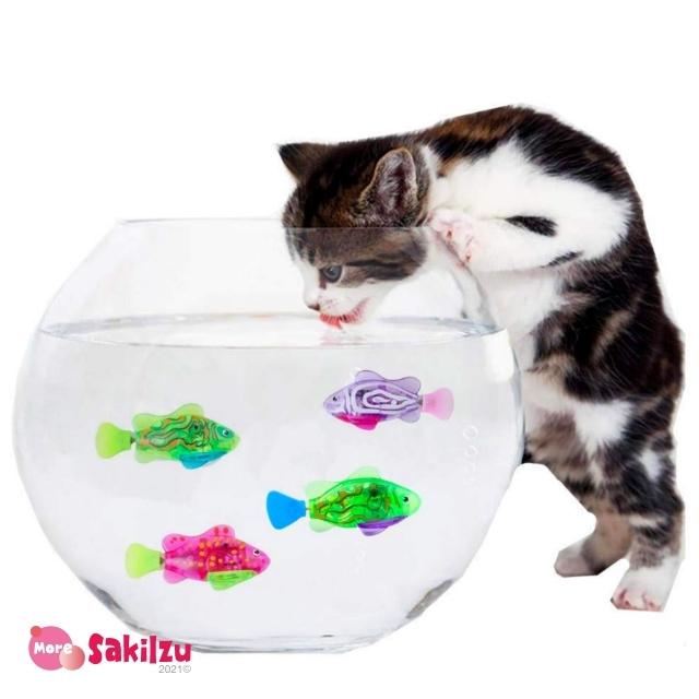 猫 おもちゃ 魚 電動 自動 LEDライト 魚ロボット ストレス解消 肥満解消 ペット用品 プレゼント｜sakiizu｜06