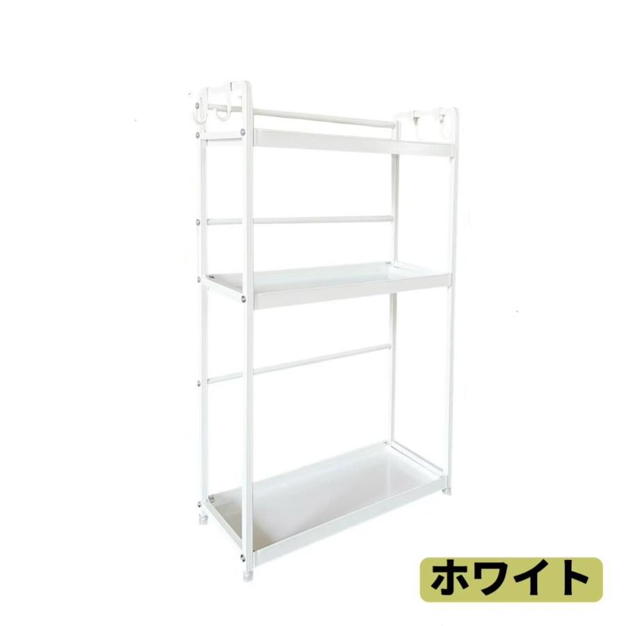 便利なコンロ横収納ラック 3段式 幅53×奥行15×高さ51cm 耐荷重5㎏ 便利なコンロ横収納ラック 3段式 幅53×奥行15×高