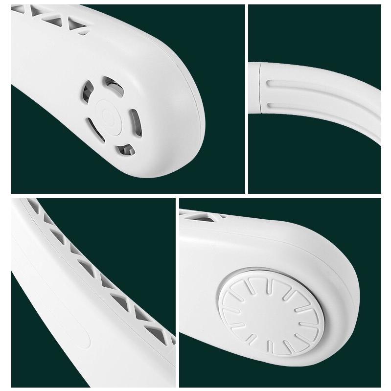 首掛け扇風機 ハンズフリー ポータブルファン羽根なしネックファン USB
