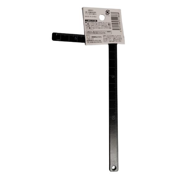 セリア 曲尺 15cm×7.5cm かねじゃく カネジャク 直角 定規 大工金