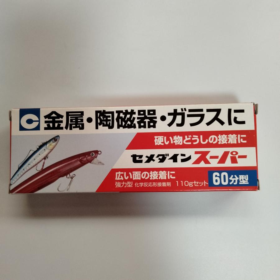 セメダイン スーパー 箱 110g 金属 陶磁器 ガラス 硬いもの接着 広い面