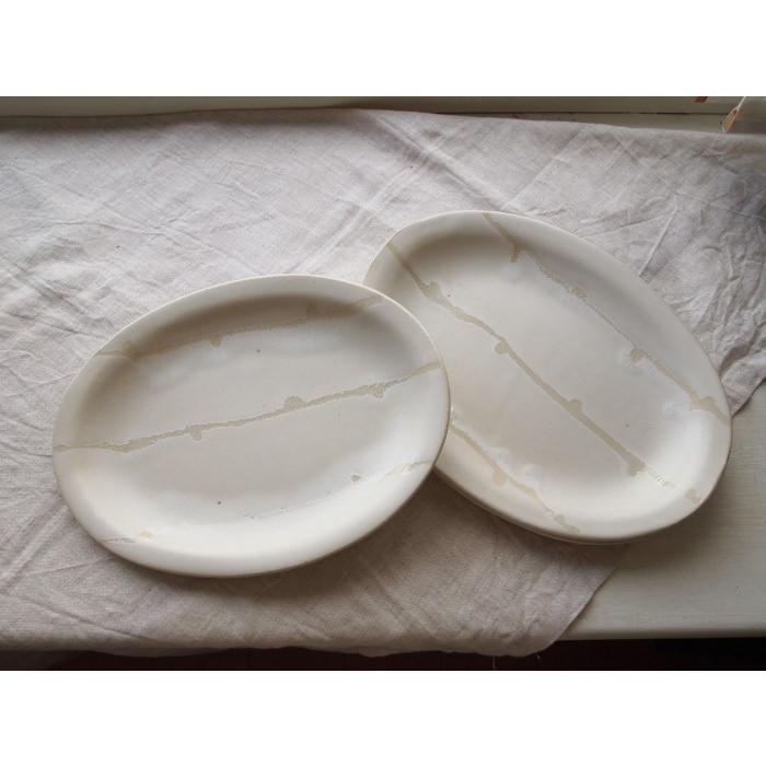 陶風舎、「series白」楕円大皿、ワンプレート、パスタ皿に :3201-08:ロブ・ノール - 通販 - Yahoo!ショッピング