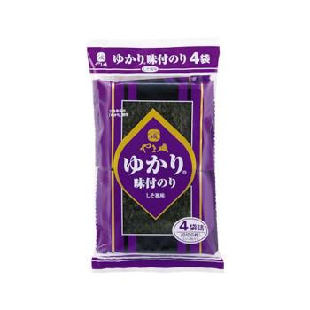 代引 同梱不可 やま磯 ゆかり味のり4袋r 4袋詰 8切6枚 40個セット 新入荷 流行