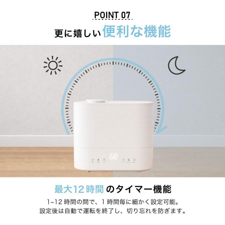 4L 大容量 加湿器 期間限定最大20%OFF／加湿機 気化式 4L 大容量 最大18畳対応 気化式
