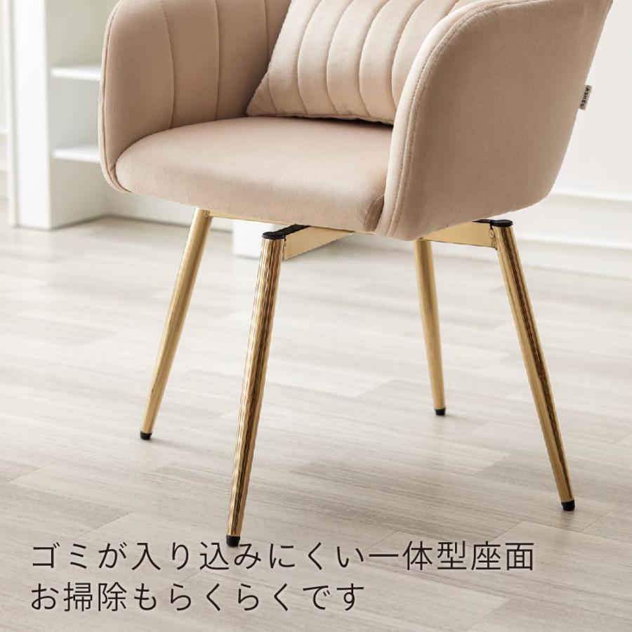 椅子・チェア SAKODA ASHEL 回転ダイニングチェア ラテベージュ チェア