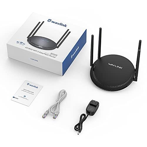 WAVLINK AX 1800 WiFi 6スマートルータ、家庭用デュアルバンドGigabit