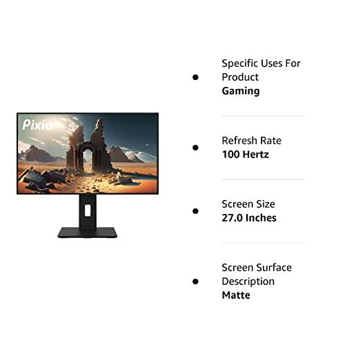 Pixio PX 275 C Prime 27インチWQHD 1440 p 100 Hz Edge to Edge Bezel