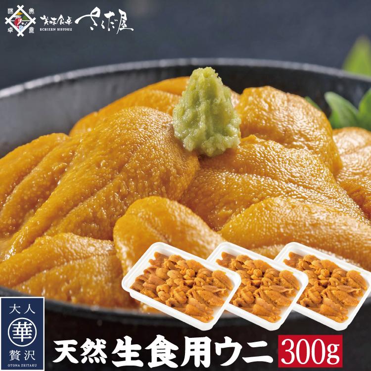 天然ウニ 雲丹 Aランク 300g +100gプレゼント 合計400g 添加物 天然ウニ 雲丹 Aランク 300g +100gプレゼント 合計400g 添加物