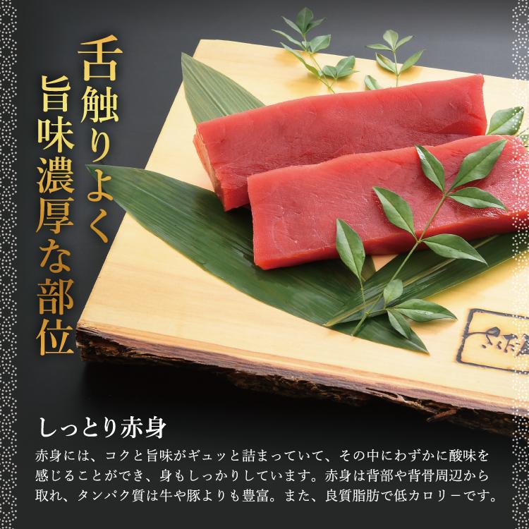 本マグロ 中トロ・赤身セット 各100g 合計200g 刺身 鮪 ブロック 解凍
