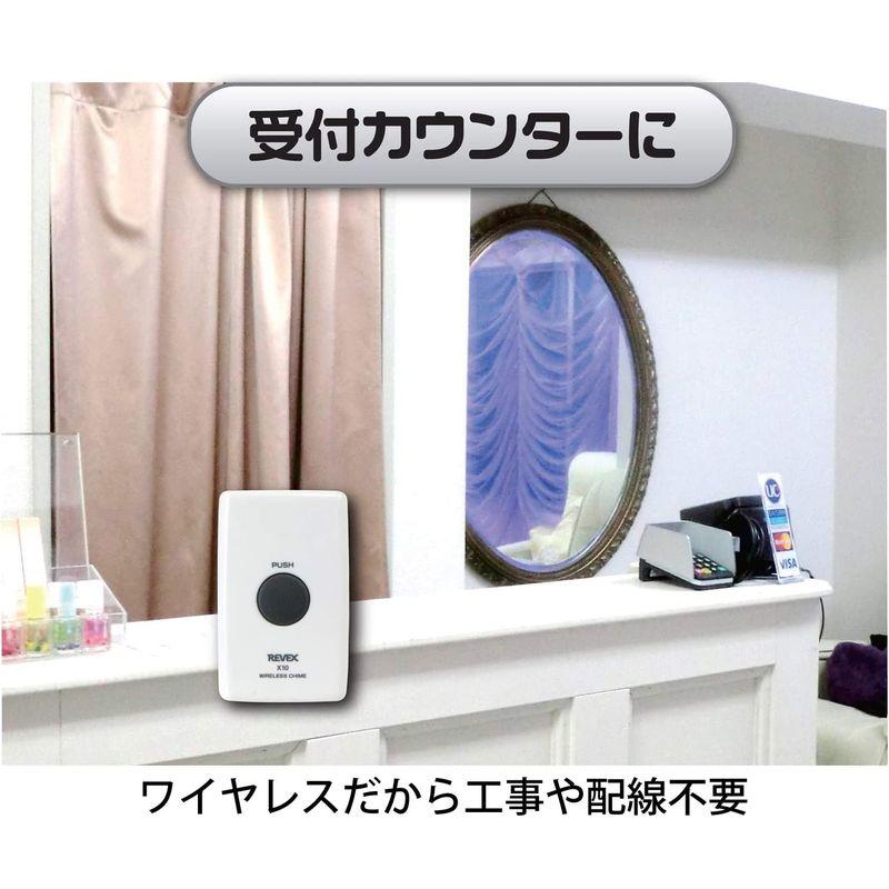 リーベックス(Revex) ワイヤレス チャイム Xシリーズ 送受信機