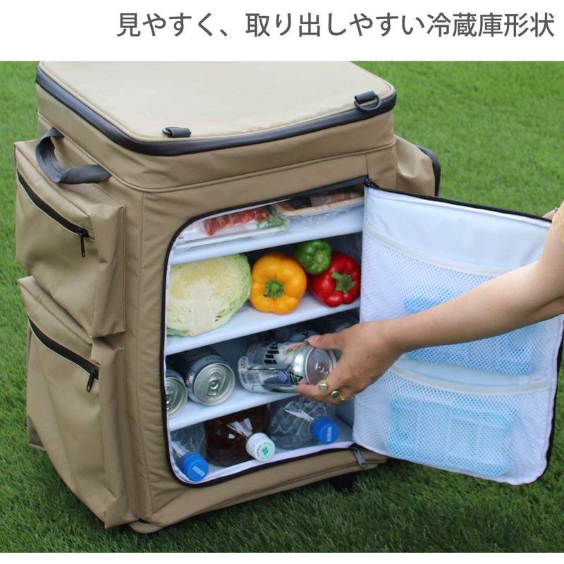 DOD(ディーオーディー) バベコロ2 冷蔵庫型 ソフトクーラー ボックス アルミホイル も入れられる サイドのポッケが 便利だよ CL1- 約 ディーオーディー バベコロ2 冷蔵庫型 ソフトクーラー ボックス アルミホイル も入れられる サイドのポッケが 便利だよ CL1 W47×D37×H52cm