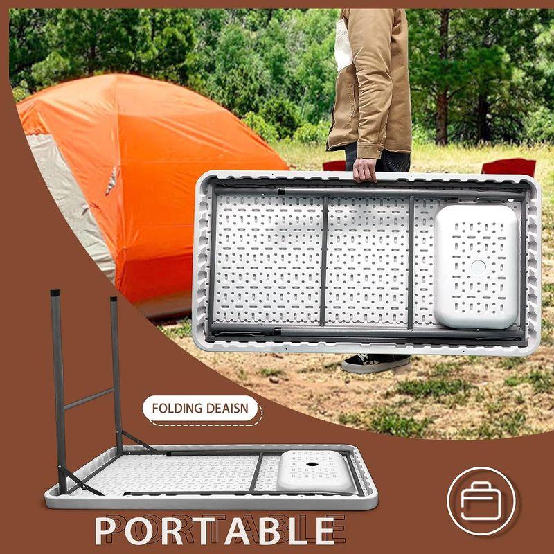 ⭐公式品⭐ Camp Solutions ポータブル折りたたみ式キャンプシンクテーブル 蛇口とデュアルウォーターシンク付き 魚クリーニングテーブル シン 【QGW7154646872】(25813円)