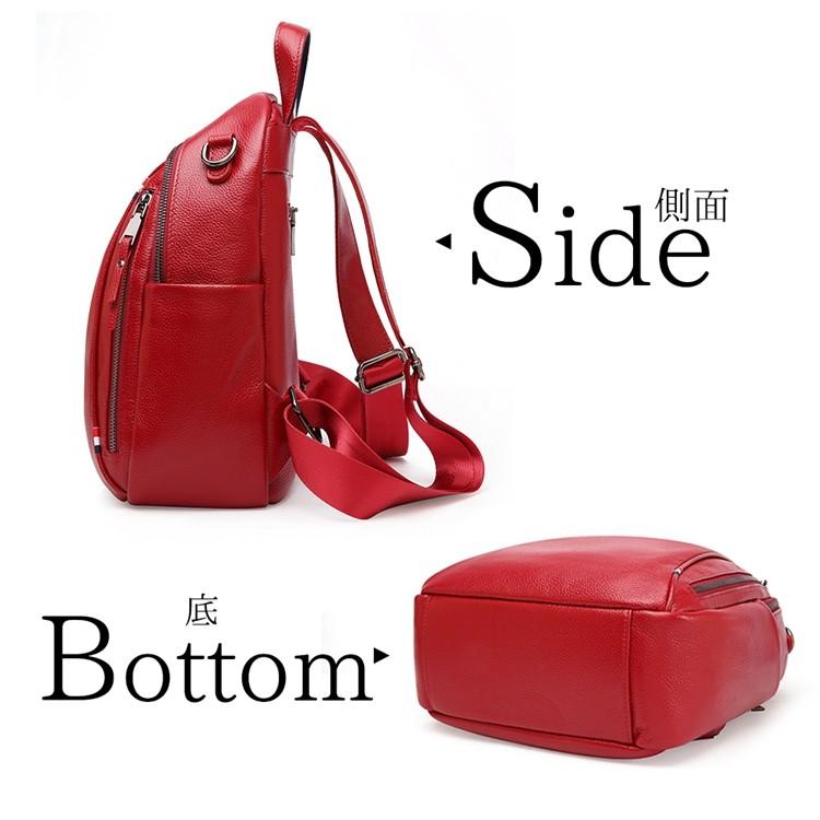 リュックサック レディース 2way リュック a4 革 本牛革 本革 牛革