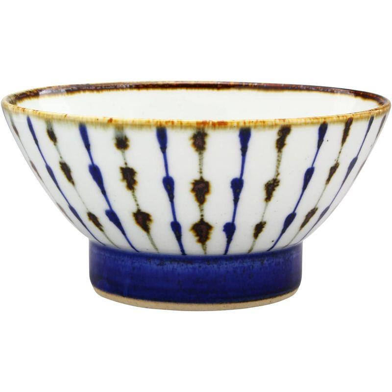 ついに再販開始！】波佐見焼 翔芳窯 サビ十草 飯碗 青 食器、グラス