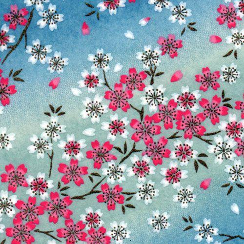 手染め友禅紙 桜 青 19 : 桜堂 - 通販 - Yahoo!ショッピング