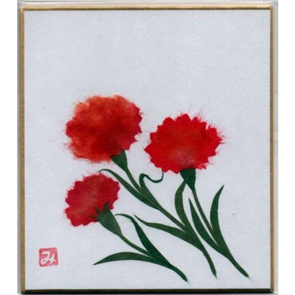ちぎり絵 小色紙 カーネーション : 桜堂 - 通販 - Yahoo!ショッピング