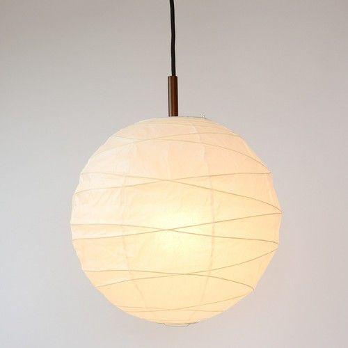 ホワイト円形ペンダントライト(和紙) 照明器具 ペンダントライト 和紙 2灯 提灯 200W 白和紙 直径39cm PN2