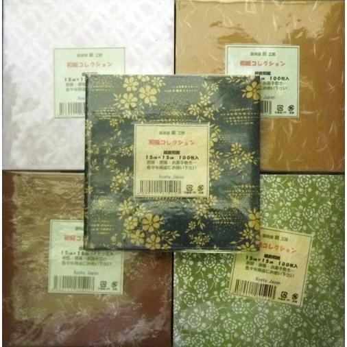 和紙コレクション 越前和紙 100枚/15cmX15cm : 桜堂 - 通販 - Yahoo