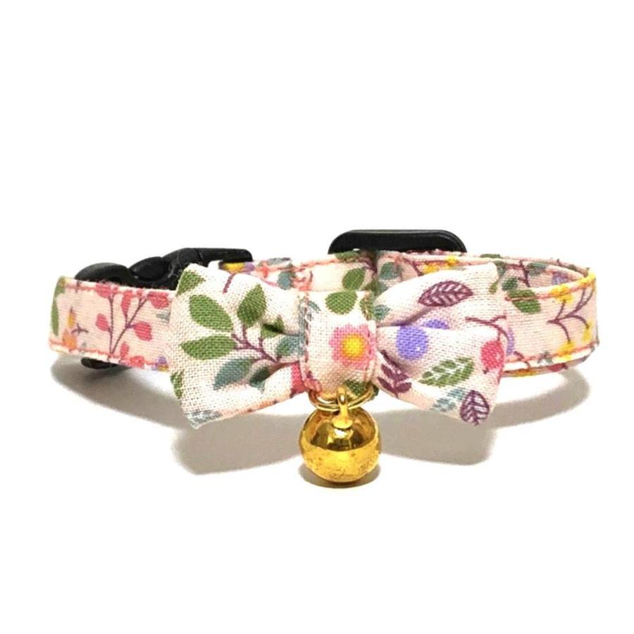 はじめての首輪 軽量 花柄首輪 ピンク かわいい おしゃれ 女の子 リボン 鈴付き 猫用 子犬用 セーフティバックル 安心安全 お迎え準備 子猫 いちご柄 Catdog 0101 Cherry On 通販 Yahoo ショッピング