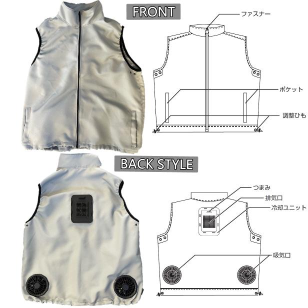 THANKO TKCV23SGY 冷蔵服2 空調服 圧倒的に冷える「冷蔵服2」 | 【公式】サンコー通販サイト