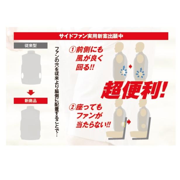 ジーベック 空調服XE98026 サイドファン空調服 男女兼用 春夏秋 ジーベック 空調服XE98026 サイドファン空調服 男女兼用 春夏秋