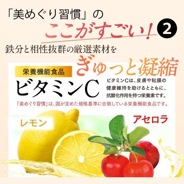 美めぐり習慣　150錠　3袋　専用です。 楽天市場】ヘム鉄 鉄分 ビタミン 葉酸 ミネラル 鉄 美めぐり習慣 30日