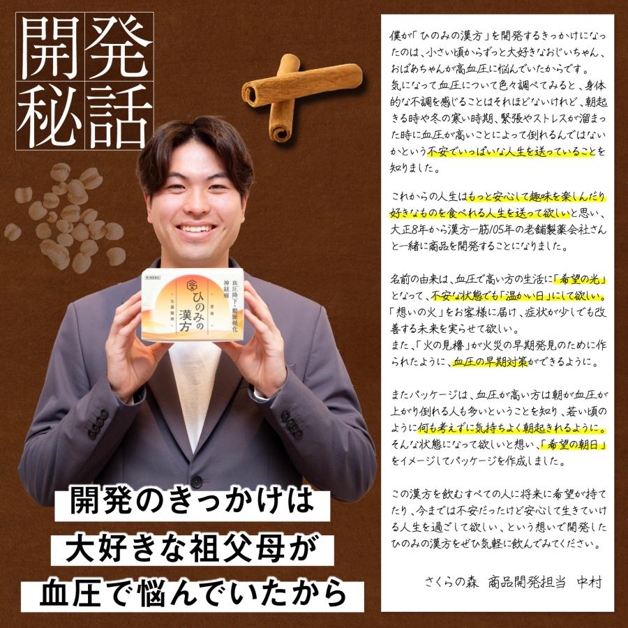 高血圧 動脈硬化 血圧降下 漢方薬 意発 ひのみの漢方 30包 第2類医薬品 偏食 運動不足 生活習慣 さくらの森 |  | 18