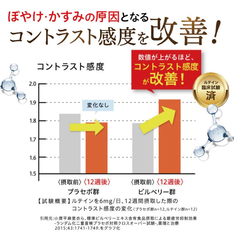 ルテイン サプリメント アイケア 目 ドライ めなり極 ブルーベリー ビルベリー アスタキサンチン アントシアニン さくらの森 眼精疲労 ぼやけ かすみ 1袋｜sakura-forest｜07