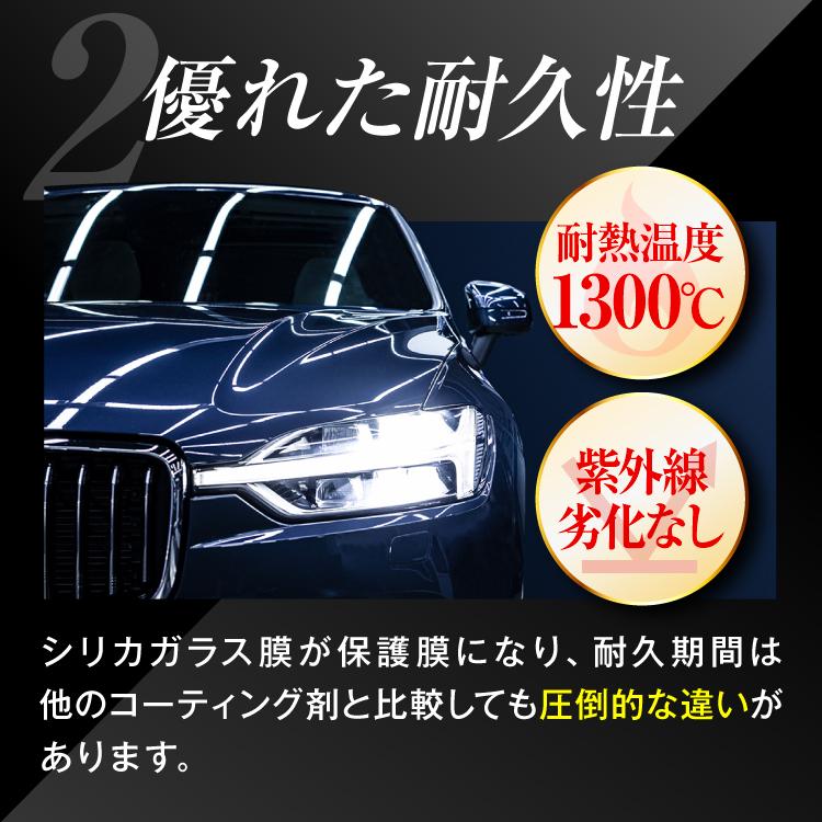 コーティング 剤 ガラス 車 完全シラザン 撥水 滑水 耐久性 ツヤ ノー