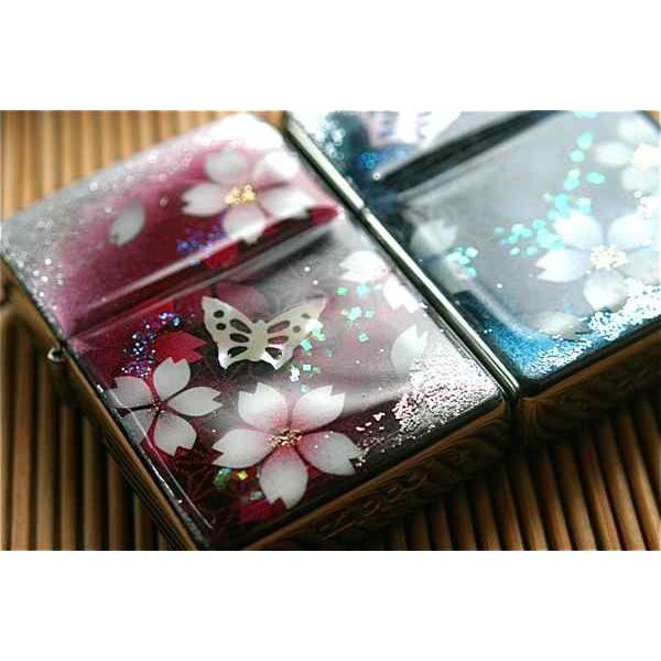 【桜色】ペアzippo「魔」 匠の技！桜色限定ジッポ！職人の手作り！和柄オリジナル商品です！2商品購入で送料無料！の画像