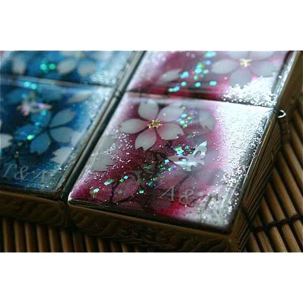 【桜色】ペアzippo「羅」 匠の技！桜色限定ジッポ！職人の手作り！和柄オリジナル商品です！2商品購入で送料無料！の画像
