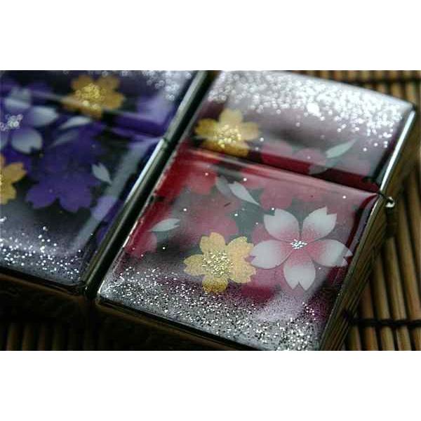 【桜色】ペアzippo「津」 匠の技！桜色限定ジッポ！職人の手作り！和柄オリジナル商品です！2商品購入で送料無料！の画像