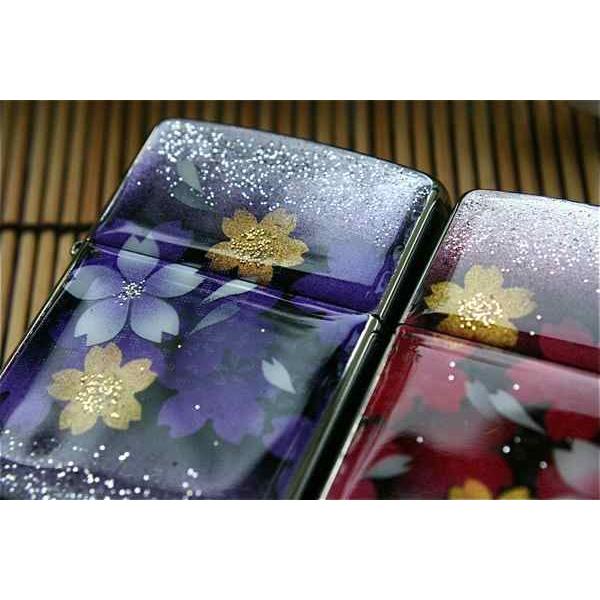 【桜色】ペアzippo「津」 匠の技！桜色限定ジッポ！職人の手作り！和柄オリジナル商品です！2商品購入で送料無料！の画像