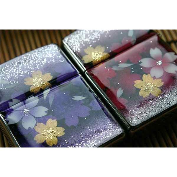 【桜色】ペアzippo「津」 匠の技！桜色限定ジッポ！職人の手作り！和柄オリジナル商品です！2商品購入で送料無料！の画像