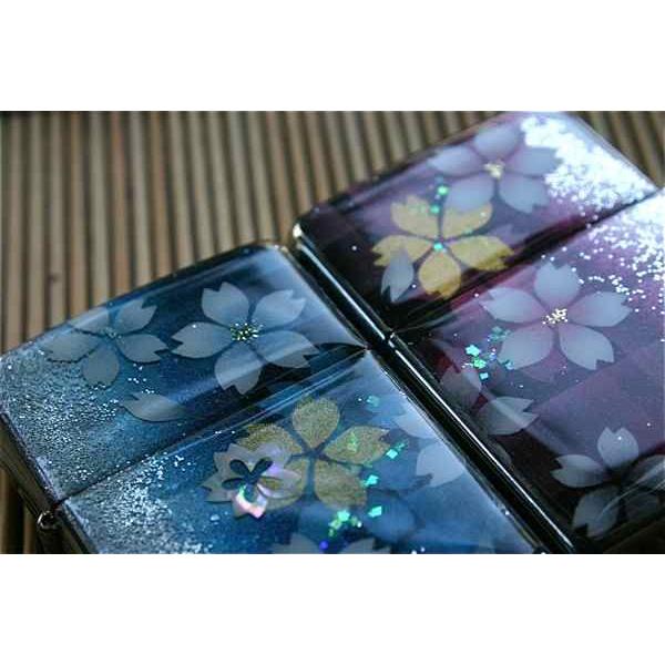 【桜色】ペアzippo「湯」 匠の技！桜色限定ジッポ！職人の手作り！和柄オリジナル商品です！2商品購入で送料無料！の画像