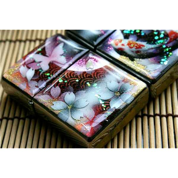 【桜色】ペアzippo「亜」 匠の技！桜色限定ジッポ！職人の手作り！和柄オリジナル商品です！2商品購入で送料無料！の画像