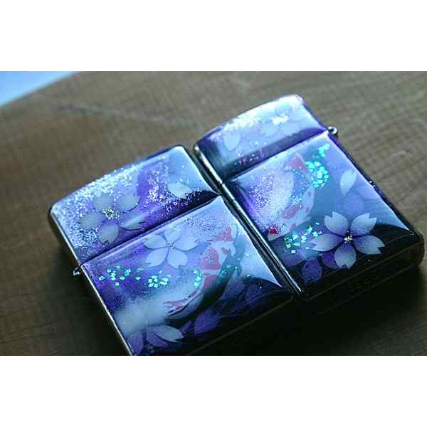 【桜色】ペアzippo「井」 匠の技！桜色限定ジッポ！職人の手作り！和柄オリジナル商品です！2商品購入で送料無料！の画像