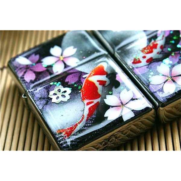 【桜色】ペアzippo「期」 匠の技！桜色限定ジッポ！職人の手作り！和柄オリジナル商品です！2商品購入で送料無料！の画像