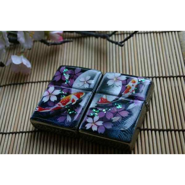 【桜色】ペアzippo「似」 匠の技！桜色限定ジッポ！職人の手作り！和柄オリジナル商品です！2商品購入で送料無料！の画像