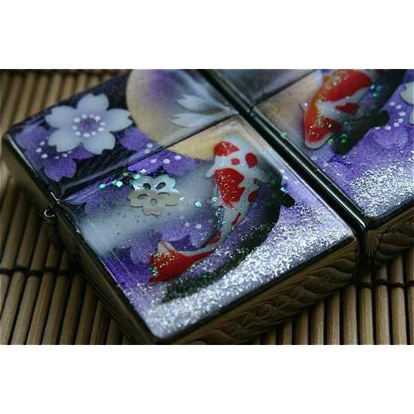 【桜色】ペアzippo「御」 匠の技！桜色限定ジッポ！職人の手作り！和柄オリジナル商品です！2商品購入で送料無料！の画像