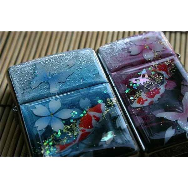 【桜色】ペアzippo「史」 匠の技！桜色限定ジッポ！職人の手作り！和柄オリジナル商品です！2商品購入で送料無料！の画像