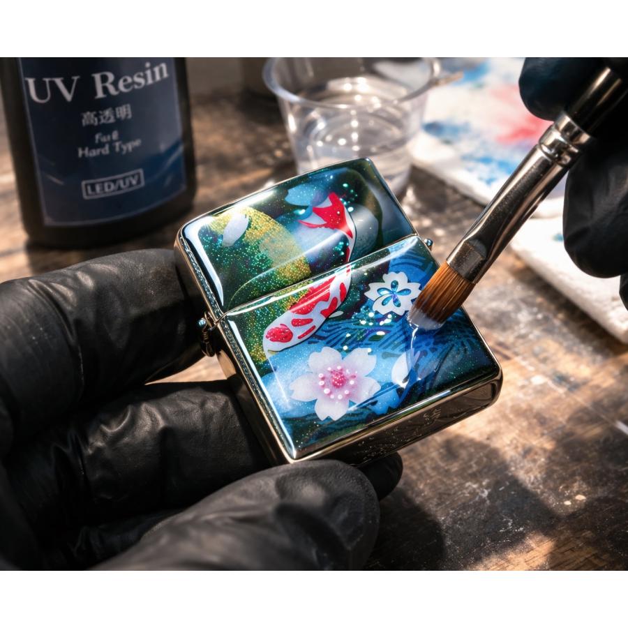 【桜色】ペアzippo「宇」 匠の技！桜色限定ジッポ！職人の手作り！和柄オリジナル商品です！2商品購入で送料無料！の画像