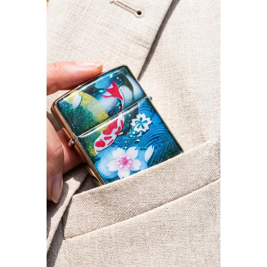 【桜色】ペアzippo「宇」 匠の技！桜色限定ジッポ！職人の手作り！和柄オリジナル商品です！2商品購入で送料無料！の画像