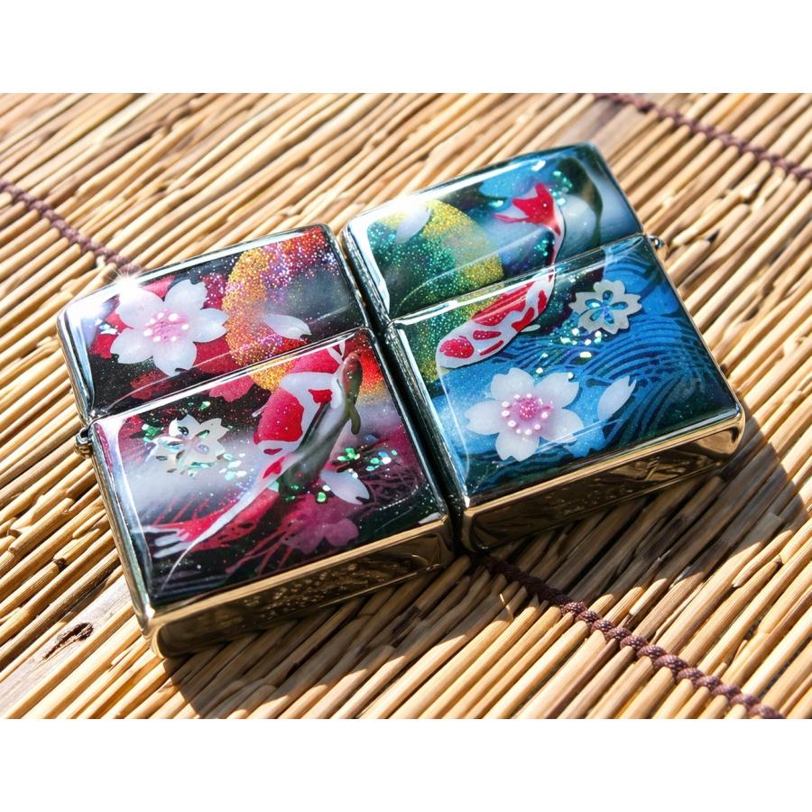 【桜色】ペアzippo「宇」 匠の技！桜色限定ジッポ！職人の手作り！和柄オリジナル商品です！2商品購入で送料無料！の画像