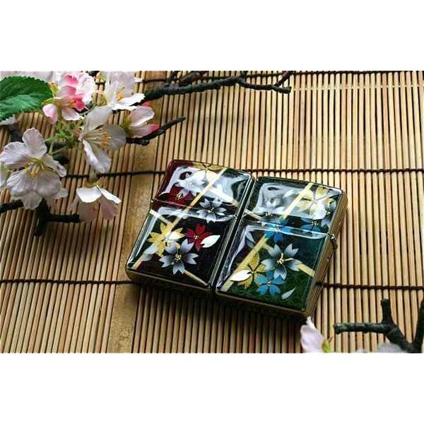 【桜色】ペアzippo「瀬」 匠の技！桜色限定ジッポ！職人の手作り！和柄オリジナル商品です！2商品購入で送料無料！の画像