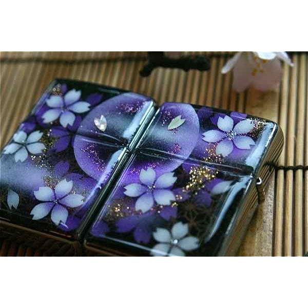 【桜色】ペアzippo「府」 匠の技！桜色限定ジッポ！職人の手作り！和柄オリジナル商品です！2商品購入で送料無料！の画像
